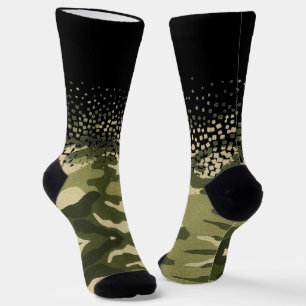 granulated military style socks