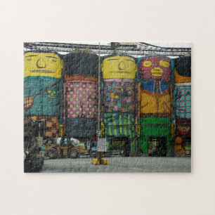 Granville Island Silos Jigsaw Puzzle