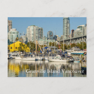 Granville Island Vancouver BC Postcard