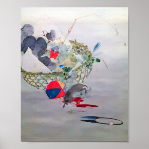 Grape and Mouse, Watanabe Seitei Poster