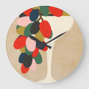 Grape Array Large Clock