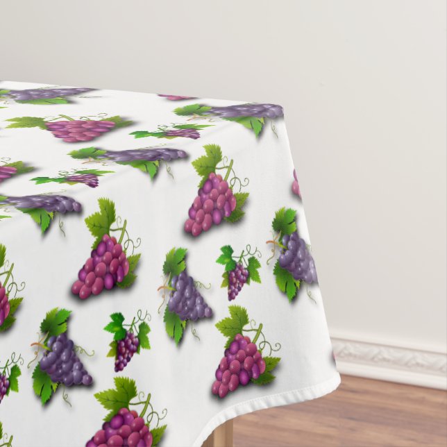 Grape bunches vine leaves winery vineyard summer tablecloth (In Situ)
