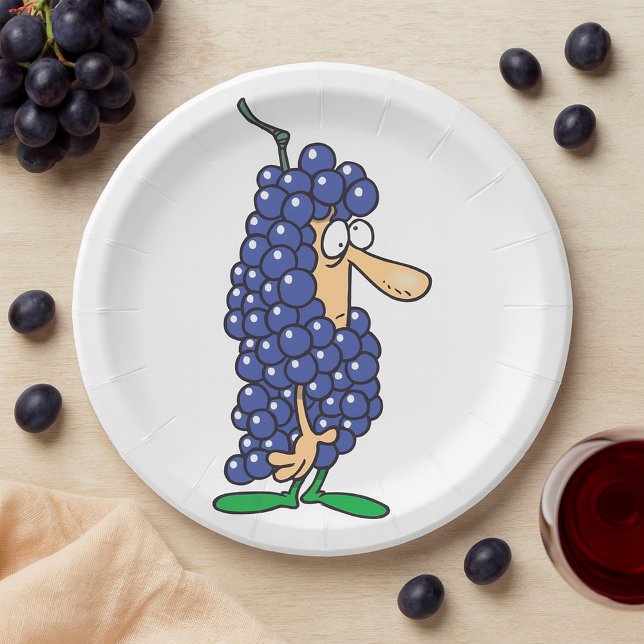 Grape Costume Paper Plate (Creator Uploaded)