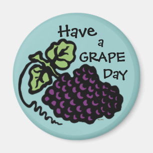 Grape Day Magnet