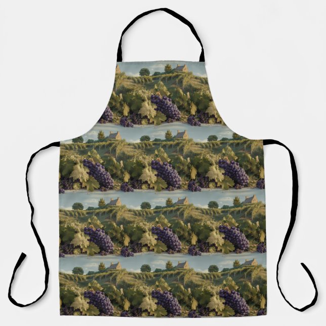 “Grape Expectations” Apron (Front)