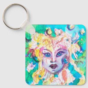 GRAPE FAIRY TALE Fantasy Watercolor Key Ring