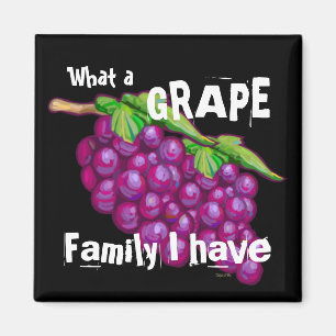 Grape Family Magnet