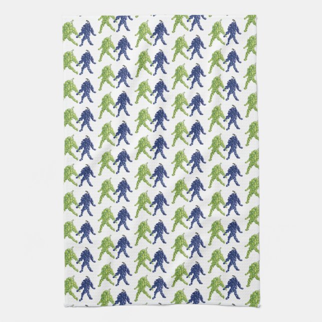 Grape Friends Tea Towel (Vertical)