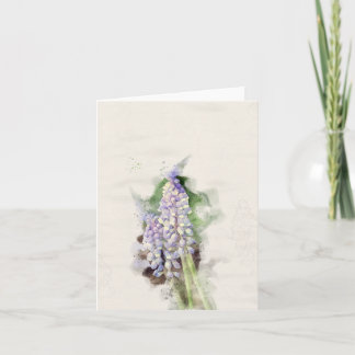 Grape Hyacinth Card