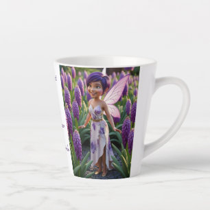 Grape Hyacinth Fairy Latte Mug
