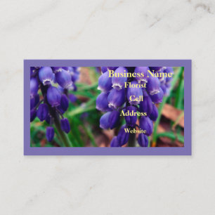 Grape Hyacinth Florist Business Card