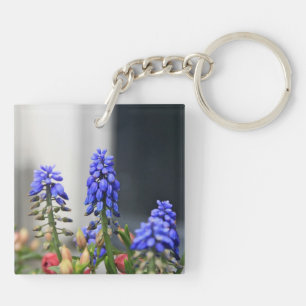 grape hyacinth key ring