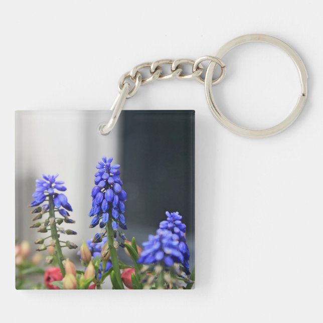 grape hyacinth key ring (Back)