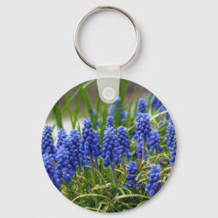Grape Hyacinth Key Ring