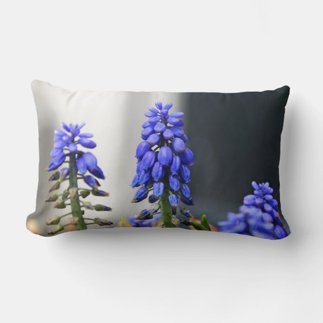 grape hyacinth lumbar cushion (Front)