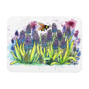 Grape Hyacinth Magnet
