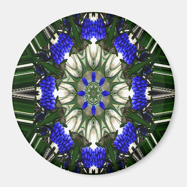 Grape Hyacinth of Love... Magnet (Front)