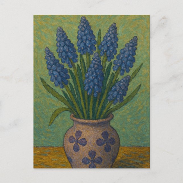 Grape Hyacinth Postcard (Front)