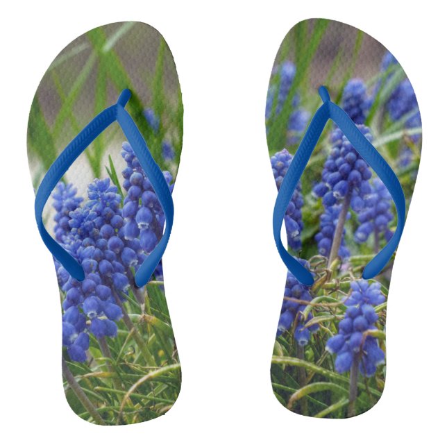 Grape Hyacinth Thongs (Footbed)