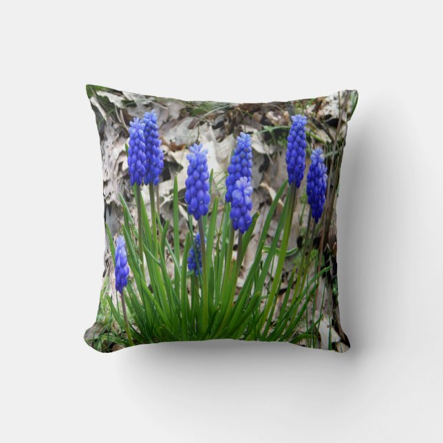 Grape Hyacinths.... Cushion (Front)
