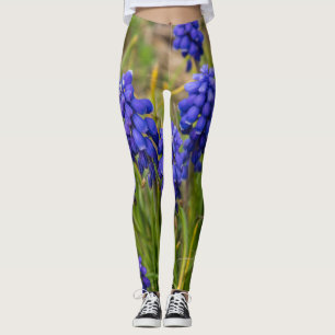 Grape Hyacinths Family Leggings