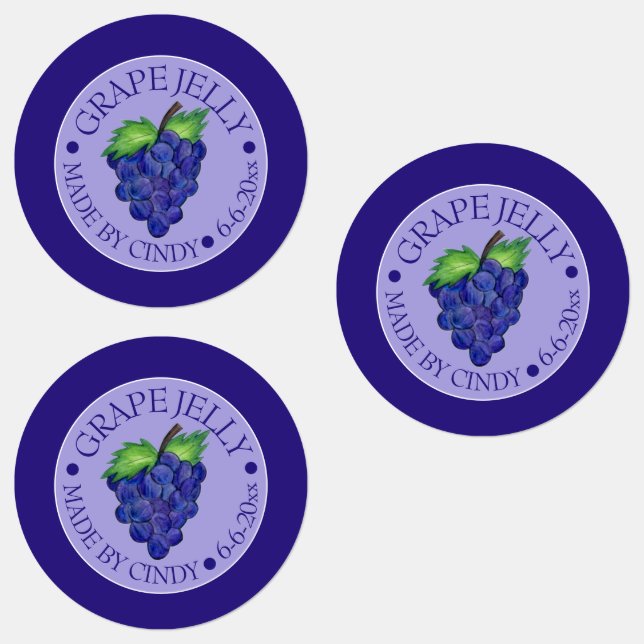 Grape Jam Jelly Fruit Preserves Homemade Canned By (Group)