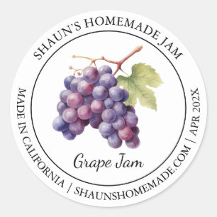 Grape Jam Modern label