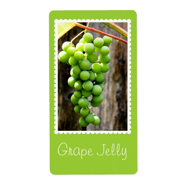 Grape Jelly canning label (Front)