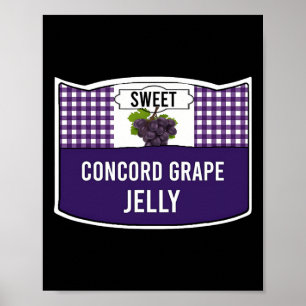 Grape Jelly Group Condiment Costume Family Matchin Poster