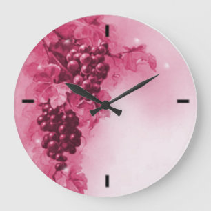 Grape Large Clock