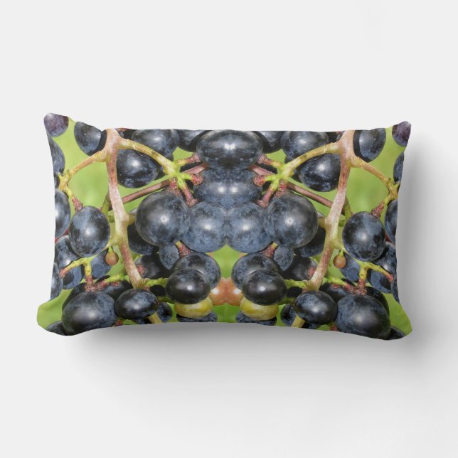 Grape Lumbar Pillow (Front)
