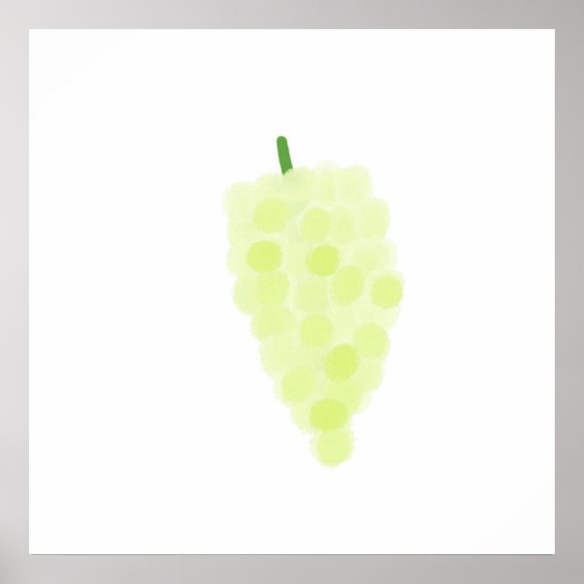 grape painting art poster (Front)