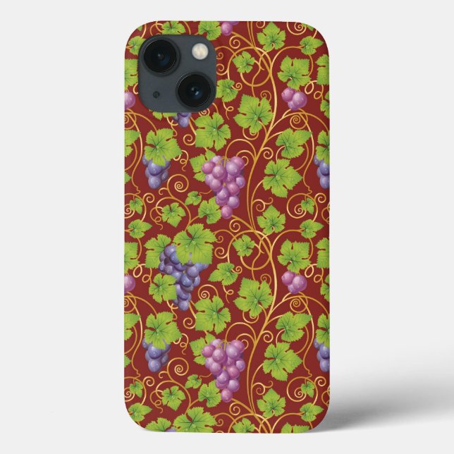 Grape Pattern Case-Mate iPhone Case (Back)