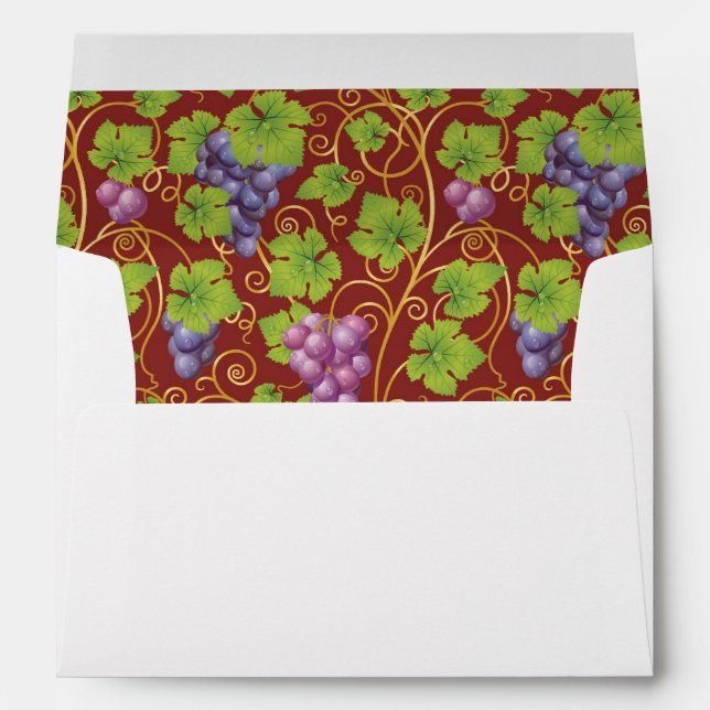 Grape Pattern Envelopes (Back (Bottom))