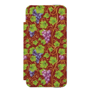 Grape Pattern Incipio Watson™ iPhone 5 Wallet Case
