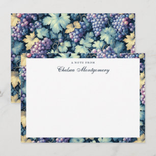 Grape Pattern Name Personal Card