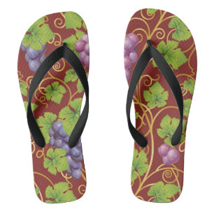 Grape Pattern Thongs