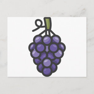grape postcard