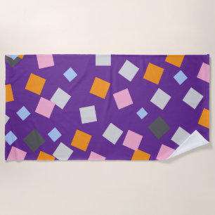 Grape Purple  Beach Towel