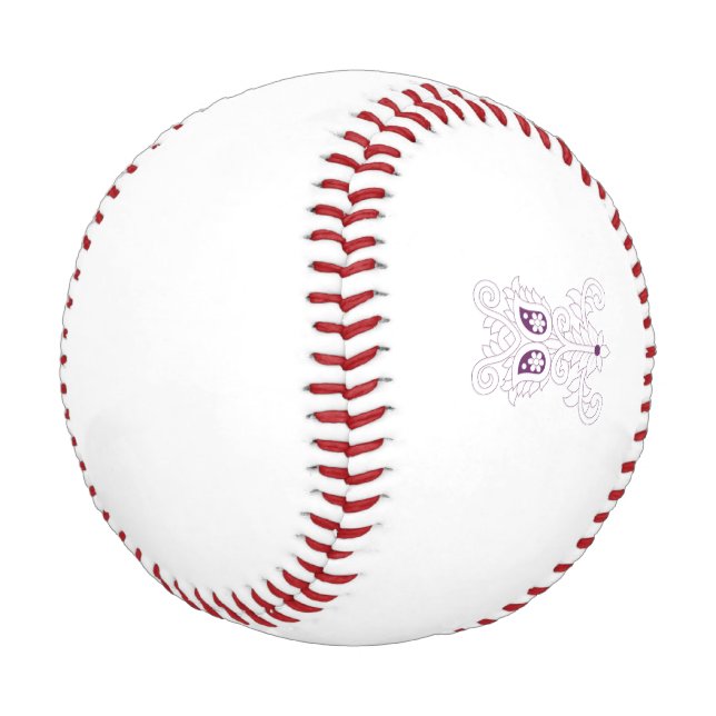 Grape Purple, Grape, Honey Flower decorative Baseball (Angled)