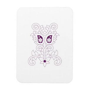 Grape Purple, Grape, Honey Flower decorative Magnet