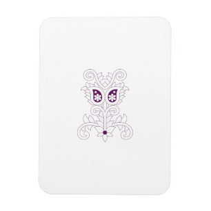 Grape Purple, Grape, Honey Flower decorative Magnet