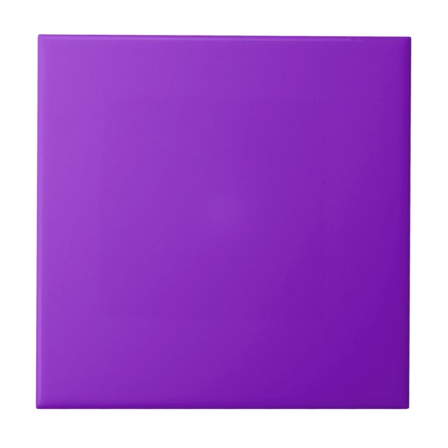 Grape Purple Solid Color Tile (Front)
