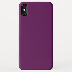 Grape purple (solid colour)  iPhone XS max case