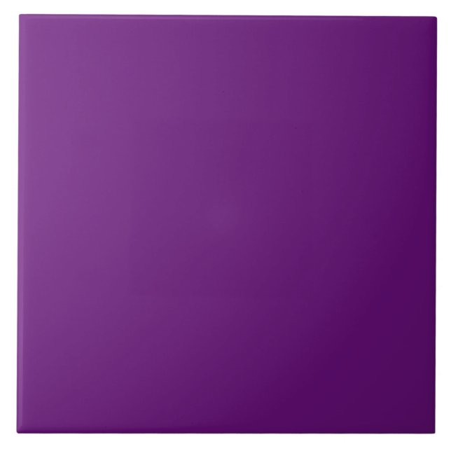 Grape Purple solid colour  Ceramic Tile (Front)