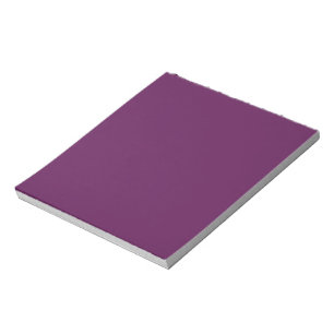Grape purple (solid colour) notepad