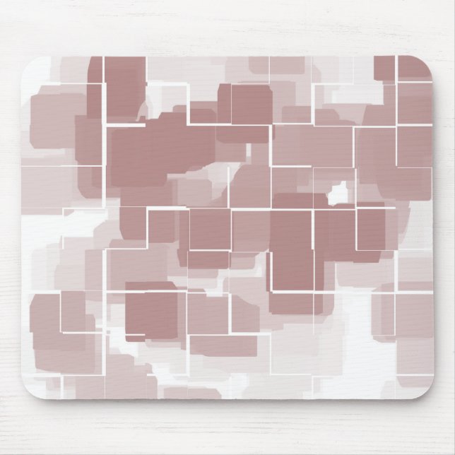 "Grape Soda" Geometric Art Mouse Pad (Front)