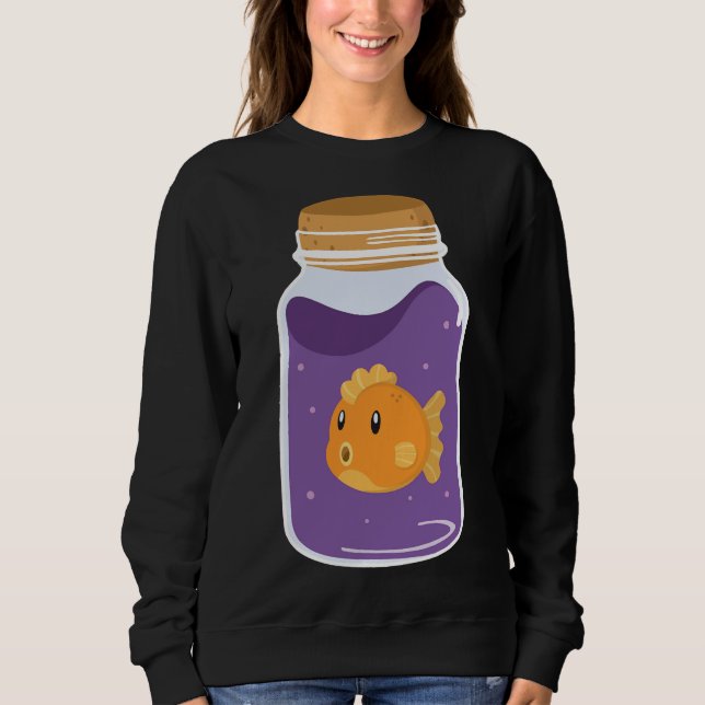 Grape Soda Goldfish Sweatshirt (Front)