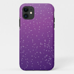 Grape Soda with Tiny Bubbles Background Art iPhone 11 Case