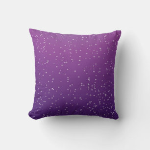 Grape Soda with Tiny Bubbles Background Art Cushion